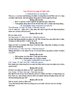 Soạn Văn 6 siêu ngắn - Chân trời sáng tạo bài Lao xao ngày hè
