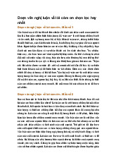 Đoạn văn nghị luận về lời cảm ơn chọn lọc hay nhất