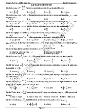 Bài toán về Tiếp tuyến môn Toán 11