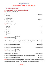Phương Pháp Giải Toán 9 Ôn Chương Hệ Hai Phương Trình Bậc Nhất Hai Ẩn
