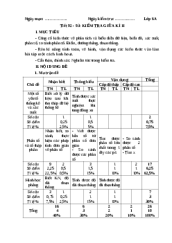 Đề thi giữa học kì 2 môn Toán 6 năm 2023 - 2024 sách Kết nối tri thức với cuộc sống | Đề 2,3