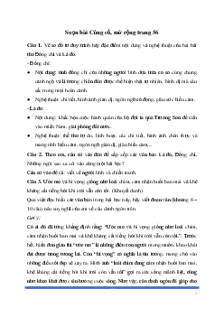 Soạn bài: Củng cố, mở rộng trang 56 Ngữ Văn 8 | Kết nối tri thức