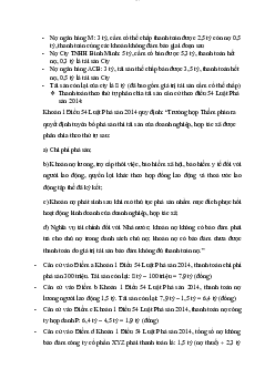 Chia tài sản phá sản - Bài tập phân chia tài sản | Pháp luật đại cương | Đại học Thương mại