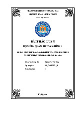 Phân Tích Báo Cáo Tài Chính VNECO12 Giai Đoạn 2021-2023 | Bài thảo luận quản trị tài chính