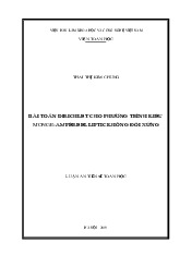 Luận án nghiên cứu về tính giải được các bài toán Dirichlet , cho phương trình kiểu Monge - Ampere elliptic không đối xứng trong miền nội | Luận án Tiến sĩ Toán học | Học viện Hành Chính Quốc Gia