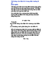 Thế Năng Của Điện Tích Trong Điện Trường: Định Nghĩa & Công Thức