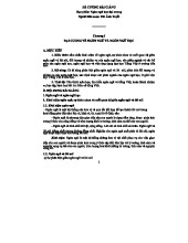 Tài liệu Ngôn ngữ học đại cương (Học phần: Ngôn ngữ học đại cương)