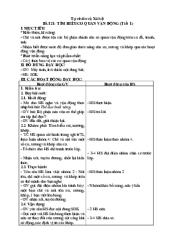 Giáo án Tự nhiên và xã hội 2 sách Kết nối tri thức với cuộc sống (Cả năm) | Tuần 21 và 22
