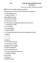 Đề thi thử tốt nghiệp THPT 2025 môn Địa lí bám sát đề minh họa - Đề 5