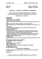 Giáo án giảng dạy tiết 15- 16. Bài 9. Lịch sử Địa lí 6 năm 2025-2026
