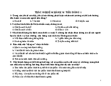 Tổng hợp Trắc nghiệm Hành vi tiêu dùng | Đại học Văn Lang