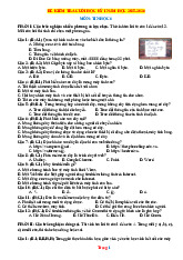 Đề Kiểm Tra Cuối Học Kỳ 1 Tin 6 Năm 2025-2026 Có Đáp Án Ma Trận Đặc Tả