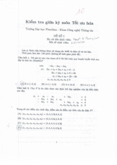 Đề thi giữa kỹ học phần Tối ưu hóa | Trường Đại học Phenikaa | Khoa Công nghệ thông tin