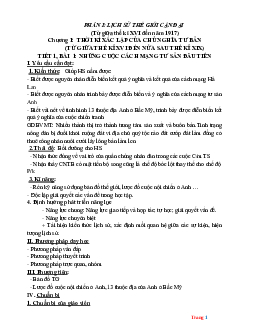 Giáo án Lịch Sử 8 theo công văn 5512 cả năm