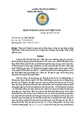 Bài tập lịch sử Đảng | Học viện tài chính