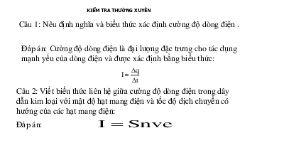 Bài 23: Điện trở. Định luật Ôm | Bài giảng PowerPoint Vật lí 11 Kết nối tri thức