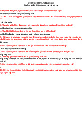 Đáp án Ôn Tập Chương 2: Công Nhân và Chủ Nghĩa Xã Hội môn Chủ nghĩa xã hội khoa học | Trường Đại học Tôn Đức Thắng