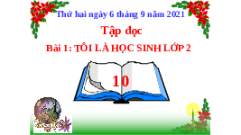 Giáo án điện tử Tiếng Việt 2 Tập 1 Bài 1 Kết nối tri thức: Tôi là học sinh lớp 2