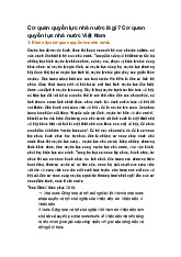 Cơ quan quyền lực nhà nước là gì? Cơ quan quyền lực nhà nước Việt Nam