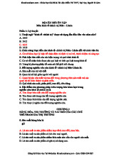 Đề cương trắc nghiệm có đáp án ôn tập chương 1 2 3 môn Kinh tế chính trị Mác - Lênin  | Trường Đại học Kinh tế kỹ thuật công nghiệp