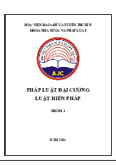 Luật hiển pháp | Pháp luật đại cương | Học viện Báo chí và Tuyên truyền