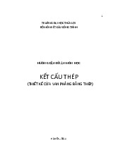 Hướng dẫn Đồ án môn Kết cấu thép | Đại học Thủy Lợi