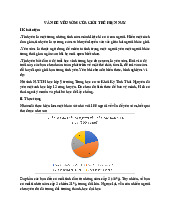 Vấn đề yêu sớm ở giới trẻ hiện nay | Môn Nhân học đại cương - Đại học Sư Phạm Hà Nội