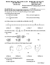 Đề giữa học kỳ 1 Toán 7 năm 2024 – 2025 trường Thực hành Sài Gòn – TP HCM