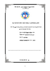 Phân tích tính tất yeu của thời kỳ quá độ lên Chủ nghĩa Xã hội. Liên hệ thực tiễn Việt Nam | Bài tập lớn môn Chủ nghĩa xã hội Neu