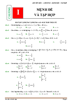 Bài tập vận dụng – vận dụng cao và ứng dụng thực tế môn Toán 10