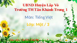 Giáo án điện tử Tiếng việt 1 bài 1 Chân trời sáng tạo : N n M m