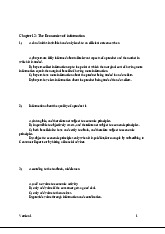 Test Bank for Chapter 12: The Economics of Information | Microeconomics | Trường Đại học Quốc tế, Đại học Quốc gia Thành phố Hồ Chí Minh