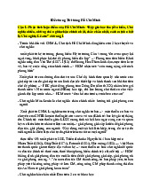 Đề cương Môn Tư tưởng Hồ Chí Minh | Đại học Kinh Tế Quốc Dân