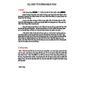 Đề cương Hán Nôm - Tìm hiểu về Dụ chư tì tướng hịch văn