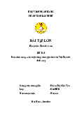 Bài tập lớn: Phân tích cung - cầu thị trường nước giải khát tại Việt Nam 2020 - 2023 môn Kinh tế vi mô | Học viện Ngân hàng