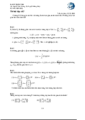 Bài tập ôn luyện - Đại số tuyến tính | Trường Đại học Công nghệ, Đại học Quốc gia Hà Nội