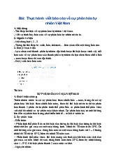 Giải SGK Địa Lí 12 Kết nối tri thức Bài 4: Thực hành viết báo cáo về sự phân hóa tự nhiên Việt Nam