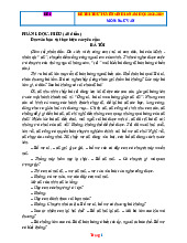 Bộ 20 Đề Thi Thử Tuyển Sinh 10 Ngữ Văn Năm Học 2026-2027 Có Đáp Án
