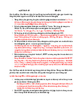 Gợi ý đáp án - Môn Kinh tế vĩ mô - Đại Học Kinh Tế - Đại học Đà Nẵng