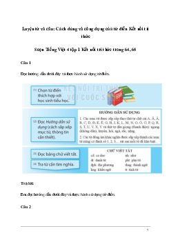 Soạn bài Luyện từ và câu: Cách dùng và công dụng của từ điển | Kết nối tri thức
