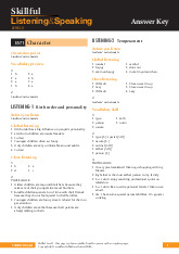 Skillful LS1 Student's Book Answer Key - Tài liệu tổng hợp