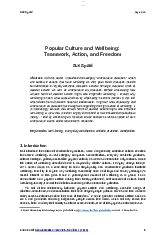 Popular Culture and Wellbeing: Teamwork, Action, and Freedom - English Department | Trường Đại học Hà Nội