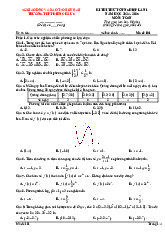 Đề thi thử THPT Quốc gia 2025 môn Toán lần 1 trường THPT Diễn Châu 5, Nghệ An