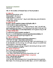 Đề cương Syntax