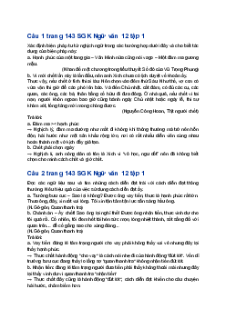 Soạn bài Thực hành tiếng Việt trang 143 | Ngữ văn 12 Chân trời sáng tạo (Tập 1)