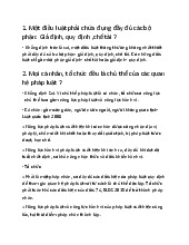 TOP 10 Bài tập pháp luật đại cương | Trường Đại học Y Dược , Đại học Quốc gia Hà Nội