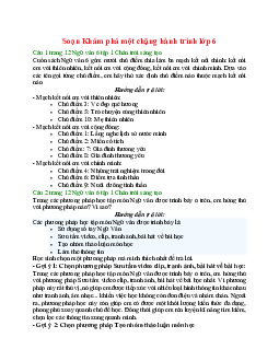 Soạn Ngữ văn 6 sách Chân trời sáng tạo (Tập 1) bài Khám phá một chặng hành trình lớp 6