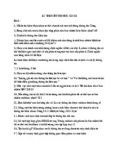 LÝ THUYẾT TIN HỌC CƠ SỞ - Tổng hợp nội dung và câu hỏi ôn tập. Môn Giới thiệu về Công nghệ thông tin | Trường Đại học Công nghệ, Đại học Quốc gia Hà Nội.