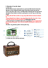 Tìm hiểu về máy thu thanh và nguyên lý hoạt động của nó