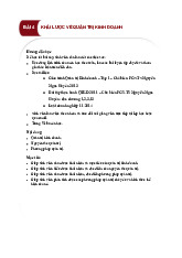 Khái lược về Quản trị kinh doanh | Đại học Nội Vụ Hà Nội